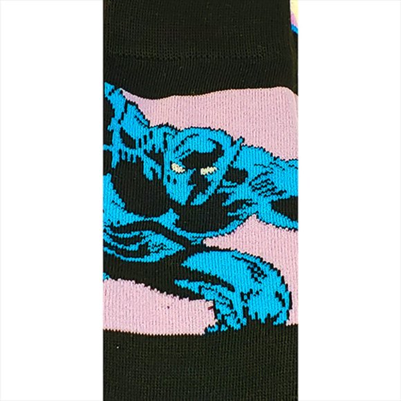 Disney Anime Socks Avengers Marvel Cartoon Figure Black Panther NEW - WOT - Picture 5 of 7